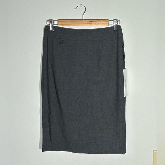 Calvin Klein Charcoal Suit Jacket and Skirt - Picture 6 of 9